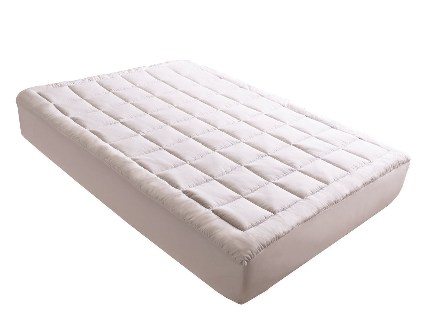 Overstuffed Cotton Sateen Mattress Pad
