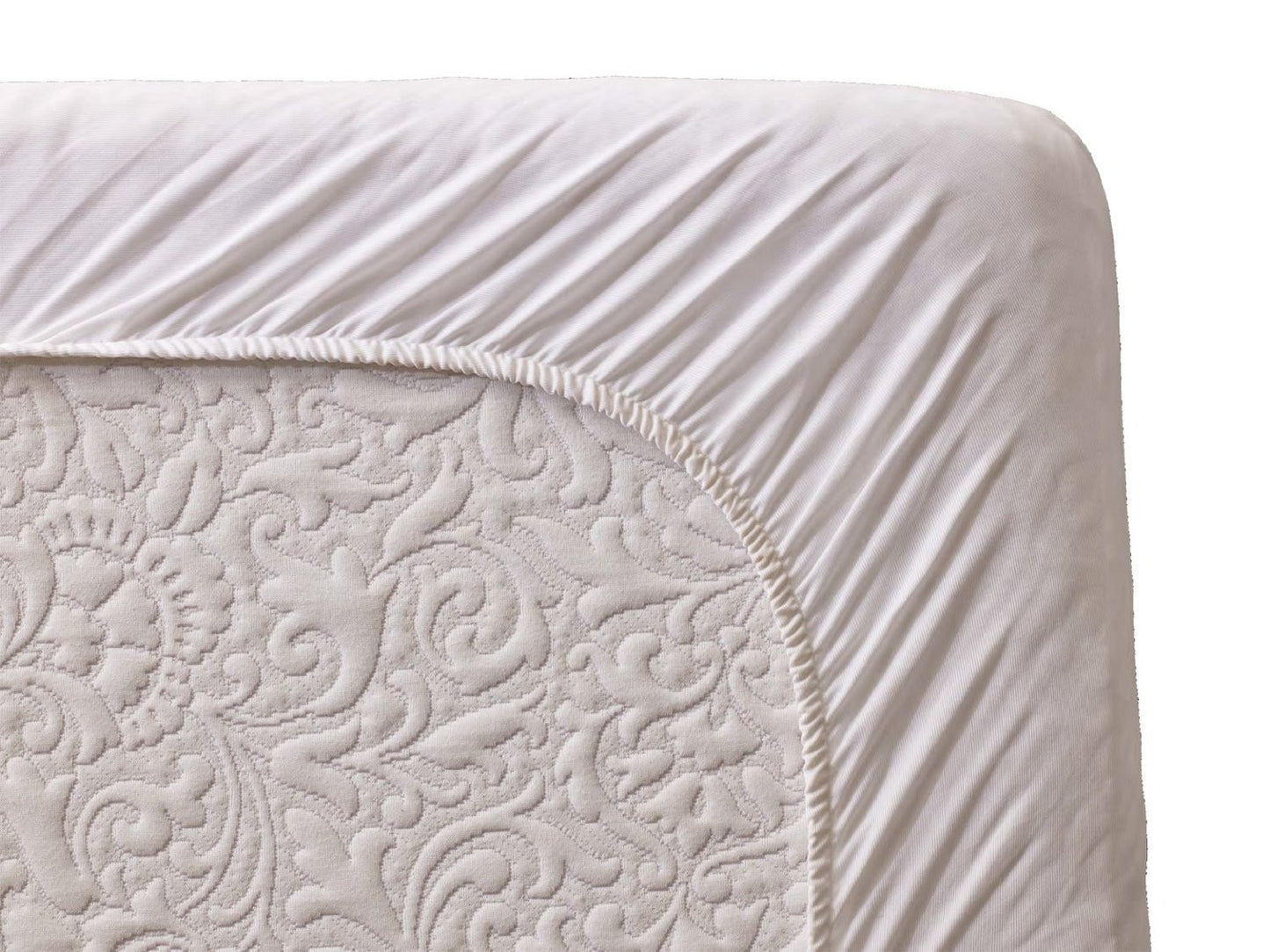 Overstuffed Cotton Sateen Mattress Pad