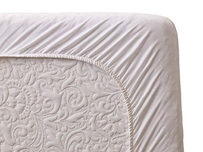 Overstuffed Cotton Sateen Mattress Pad