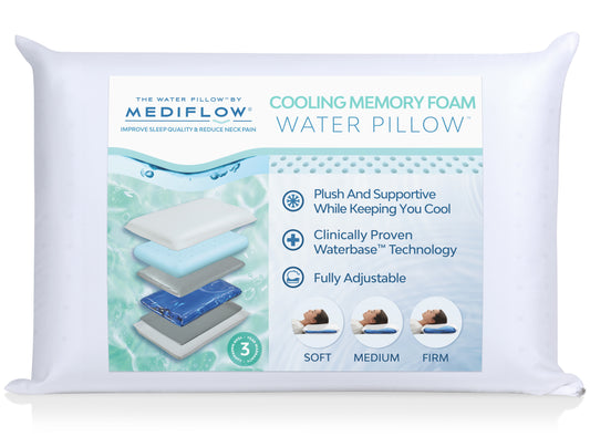 Original Cooling Memory Foam Water Pillow