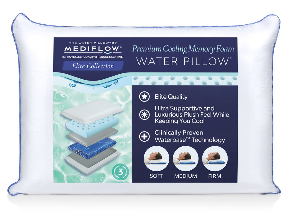 Mediflow Water Pillow USA 17,500+ 5star reviews globally. Mediflow USA