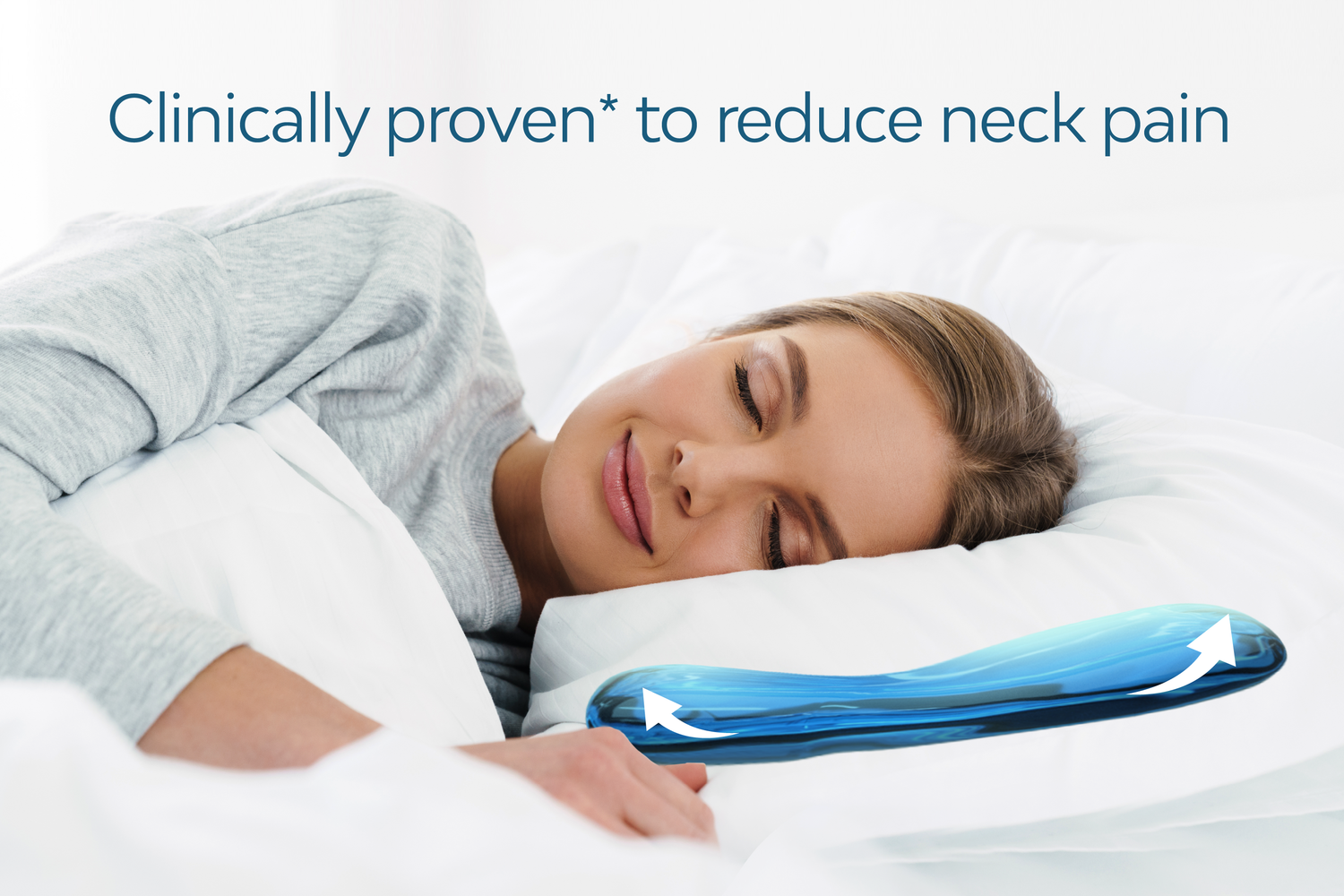 The Water Pillow by Mediflow Reduces Neck Pain and Improves