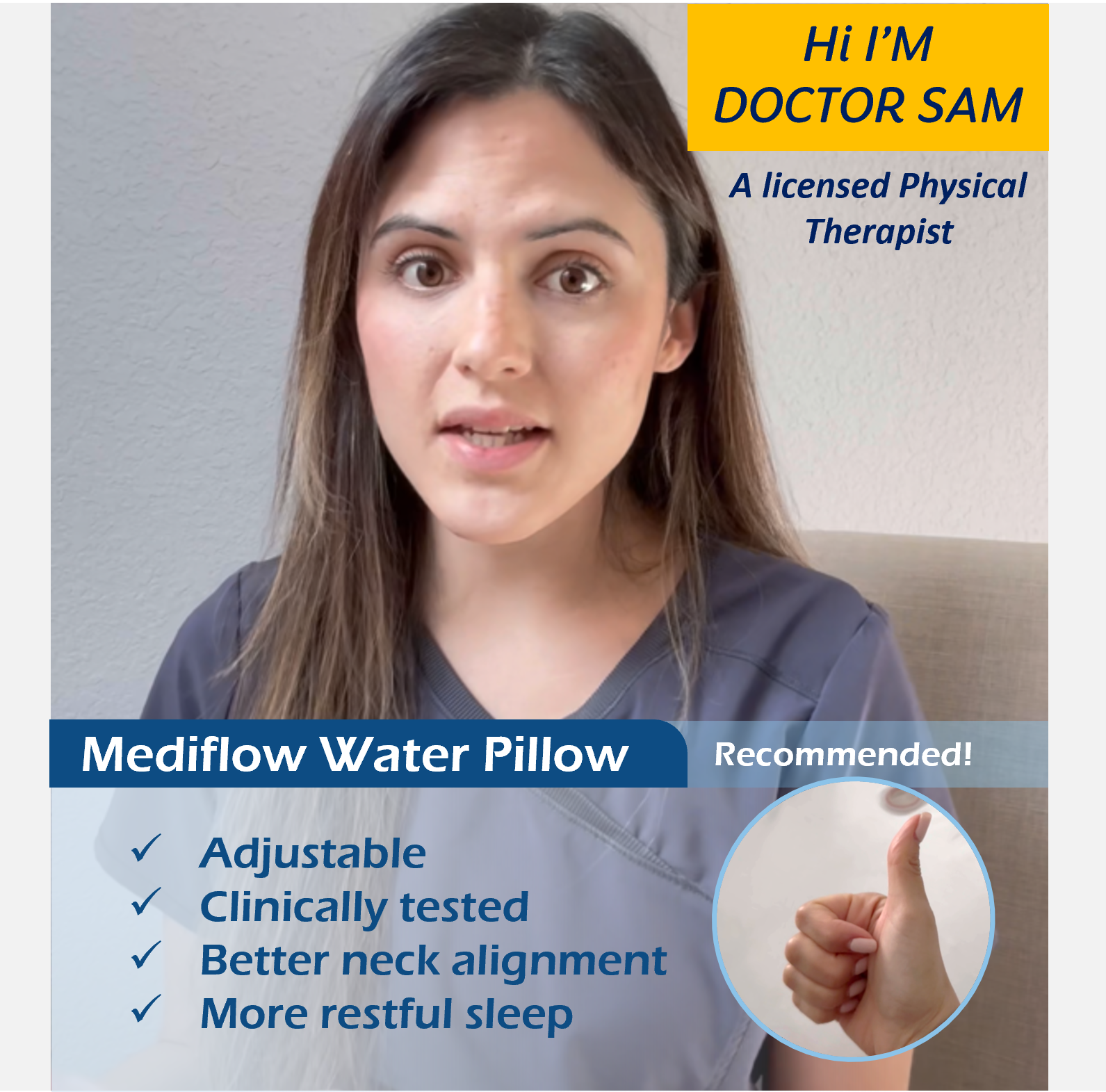 The Water Pillow by Mediflow - Elite Fiber