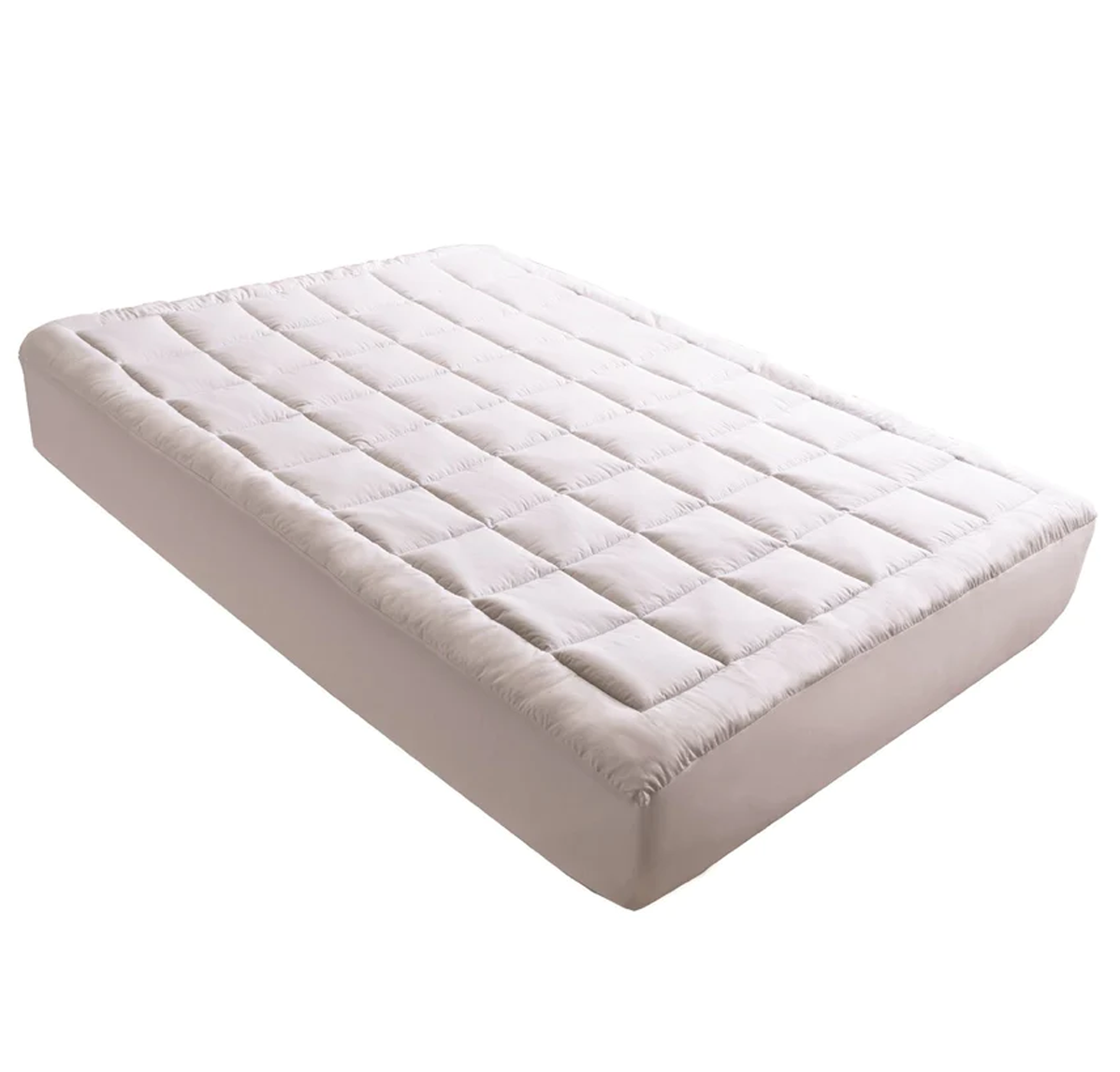 Overstuffed Quilted Cotton Sateen Mattress Pad | Mediflow